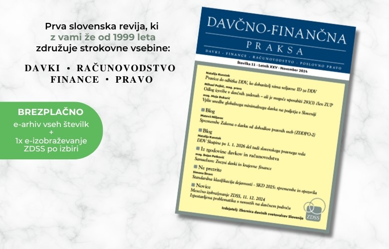 Strokovna revija Davčno-finančna praksa