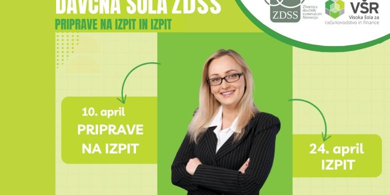 Izpit za davčnega svetovalca ZDSS
