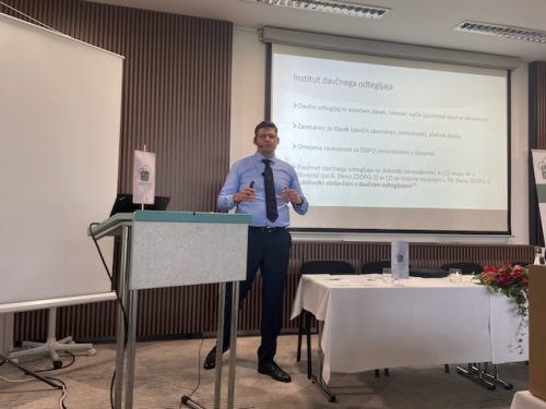 Dean Košar, LL.M., davčni svetovalec ZDSS, Lek d.d. na 26. kongresu ZDSS