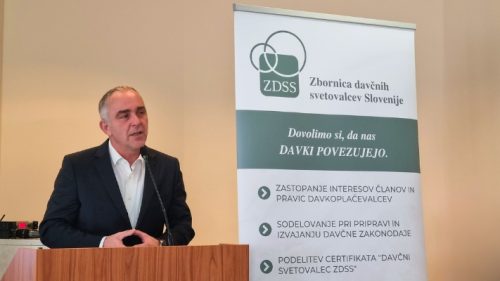 mag. Franc Derganc, predsednik Zbornice davčnih svetovalcev Slovenije